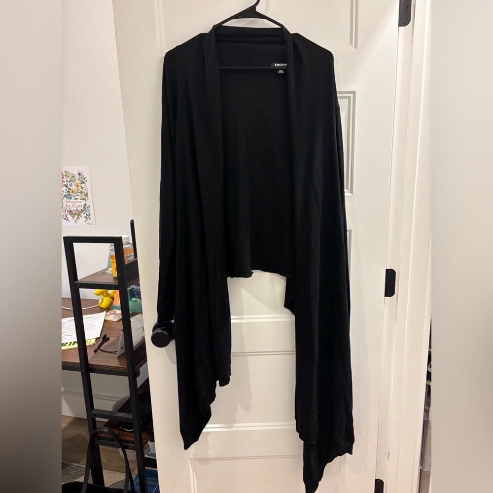 DKNY Elegant Black Cardigan
